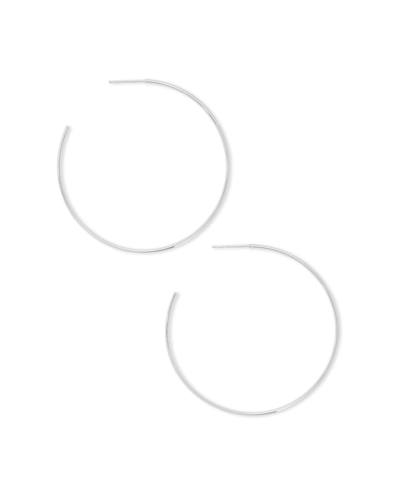 Keeley Hoop Earrings in Sterling Silver image number 1
